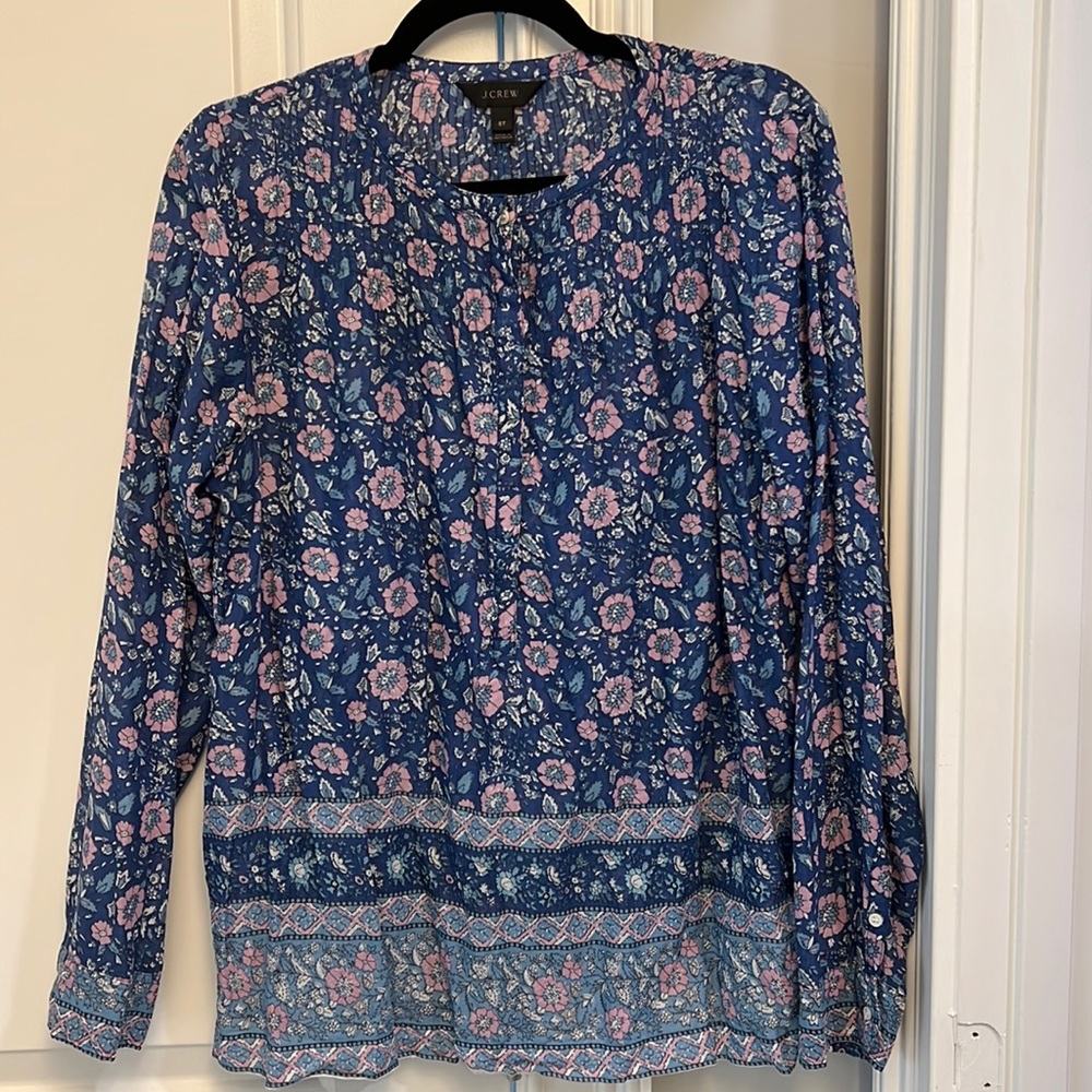 JCrew - Blue blouse